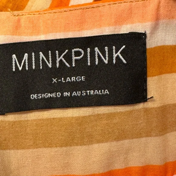 NWOT MinkPink Striped Swing Dress - Picture 4 of 10